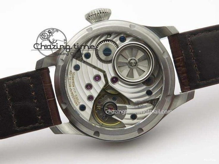 MIROTIME 0423 Reliable Big Pilot “Markus Buhler” IW5003 Turbine V6F Best Edition Blue Dial On Leather Strap A 7324